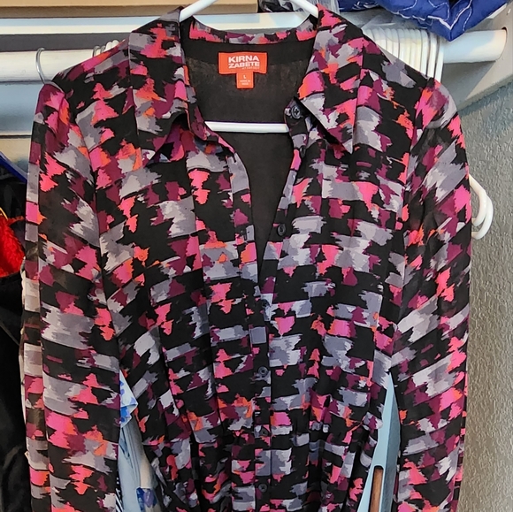 Kirna Zabete Shirt Dress - Picture 1 of 3